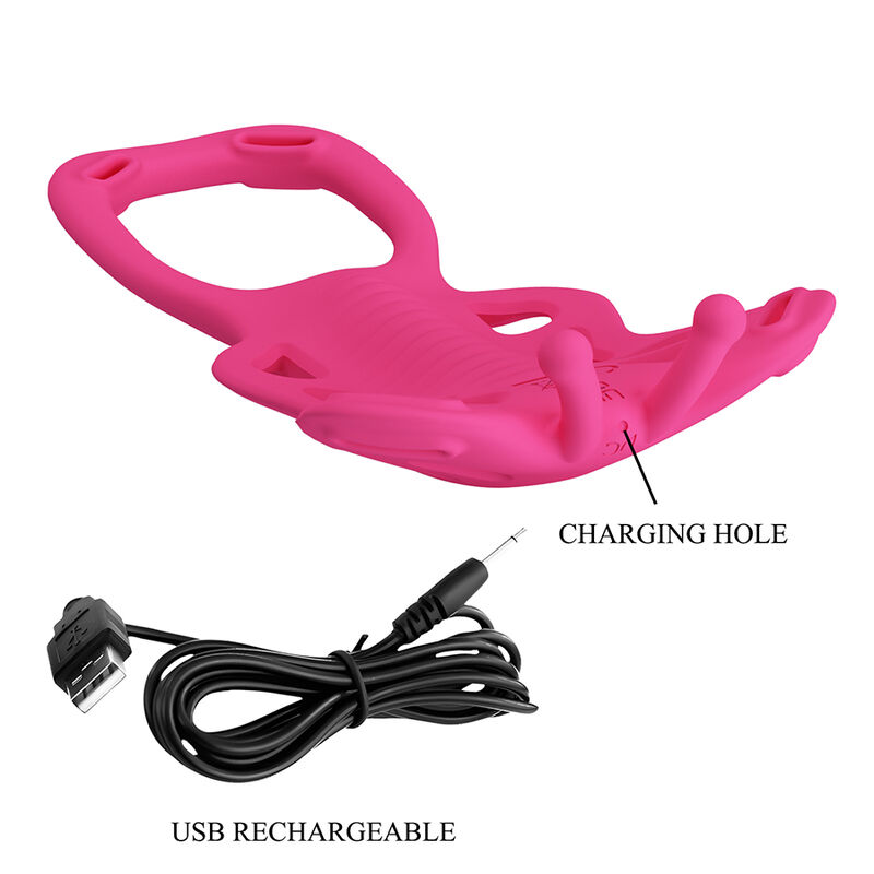 Pretty Love - Butterfly App Control Panty Massager Pink - Image 9