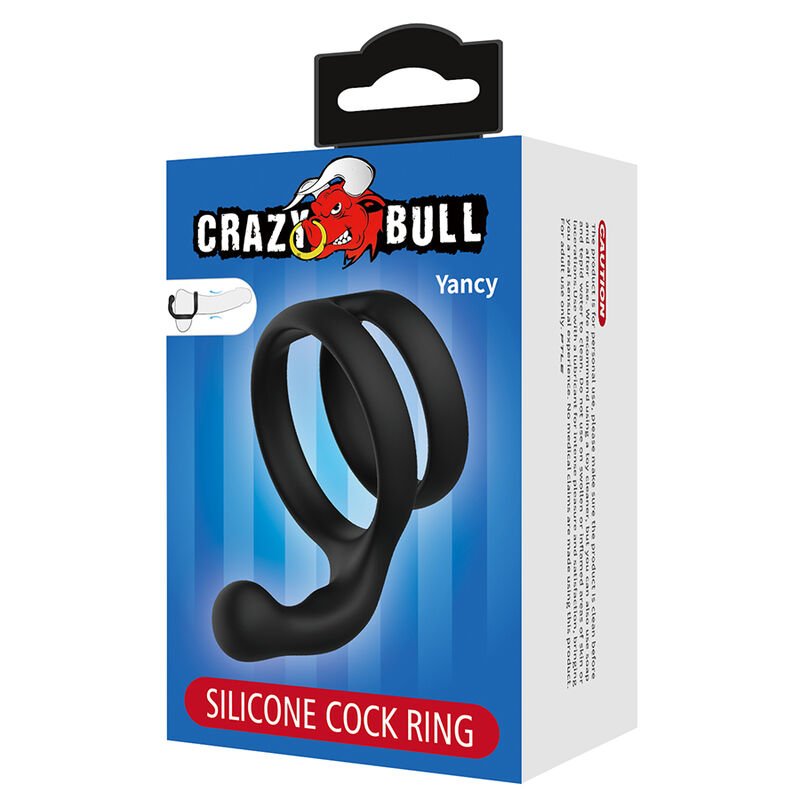Crazy Bull - Yancy Double Anneau De Pénis Et De Testicules Noir - Image 8