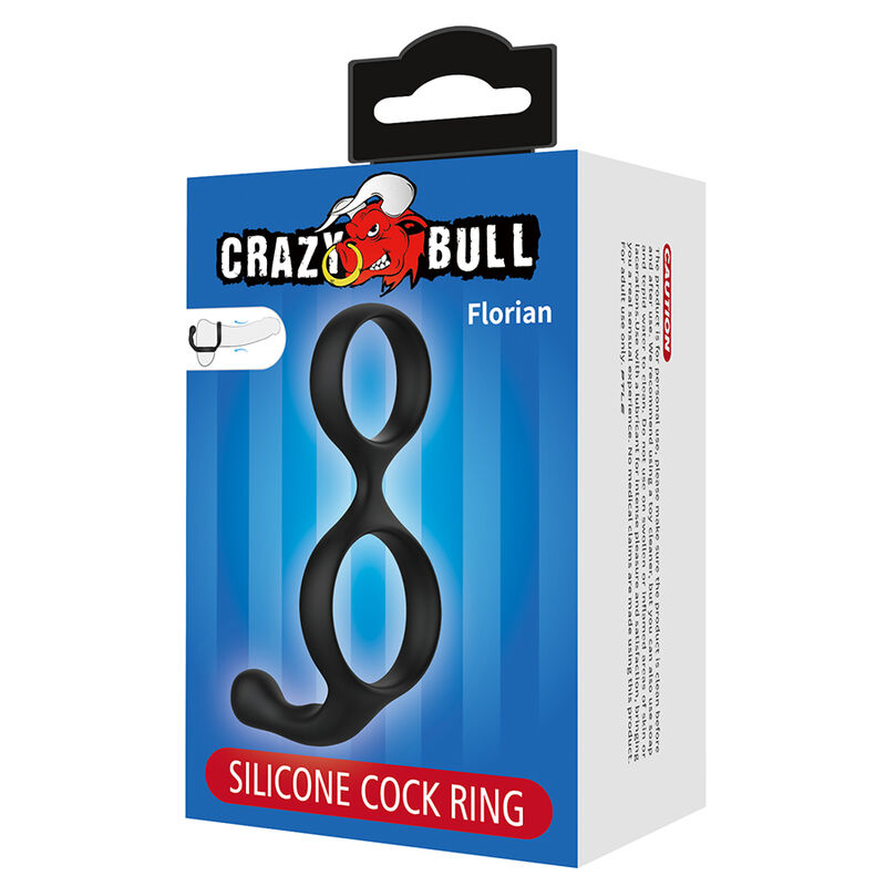 Crazy Bull - Florian Double Anneau De Pénis Et De Testicules Noir - Image 8