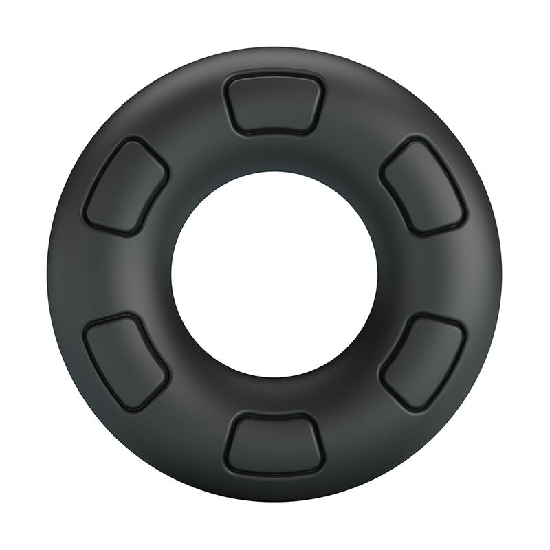 CRAZY BULL - ANNEAU PÉNAL EN SILICONE SUPER DOUX BERTRAM NOIR