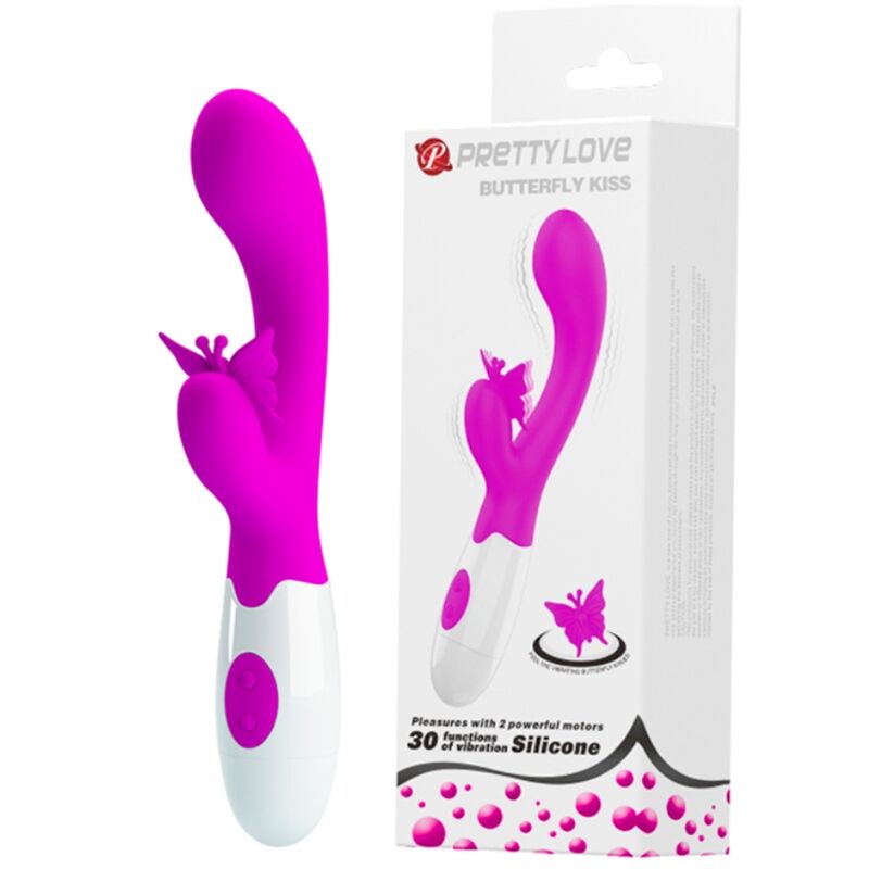 PRETTY LOVE - VIBRATEUR LAPIN VIOLET 30 FONCTIONS BAISER PAPILLON - Image 3