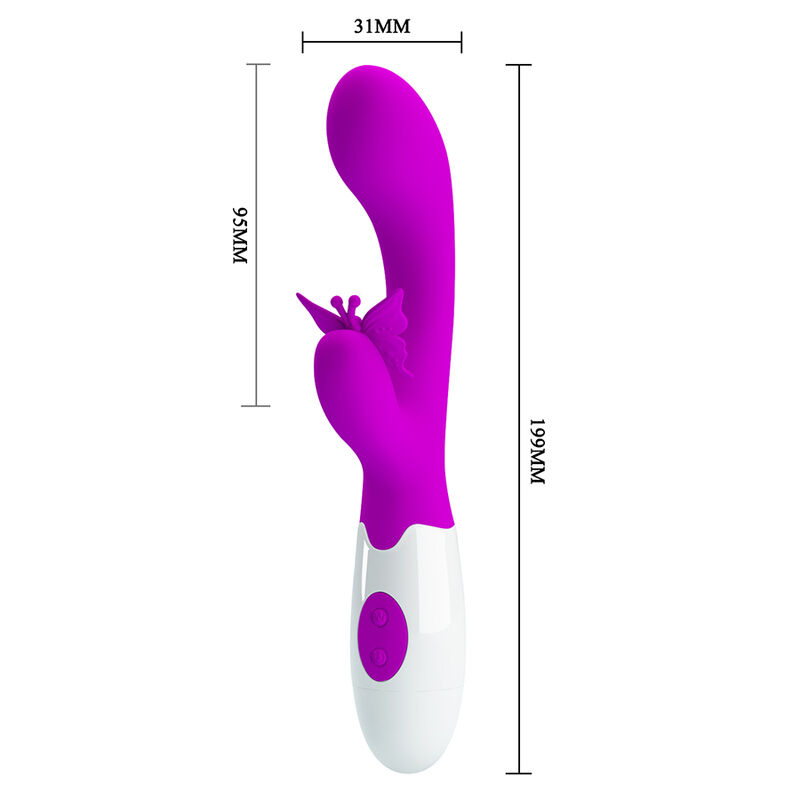 PRETTY LOVE - VIBRATEUR LAPIN VIOLET 30 FONCTIONS BAISER PAPILLON - Image 9