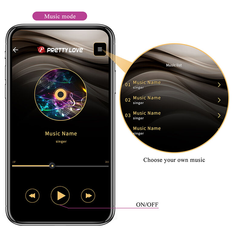 PRETTY LOVE - VIBRATEUR ŒUF À PROFONDEUR KLAY CONTRÔLÉ PAR APPLICATION VIOLET - Image 15
