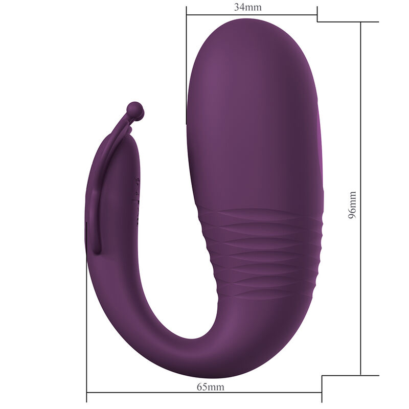 PRETTY LOVE - VIBRATEUR ŒUF À PROFONDEUR KLAY CONTRÔLÉ PAR APPLICATION VIOLET - Image 6