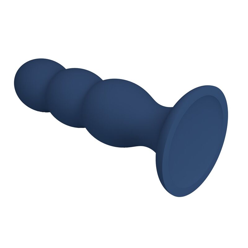 Mr Play - Plug Anal Avec Billes Métalliques Et Ventouse Bleue - Image 5