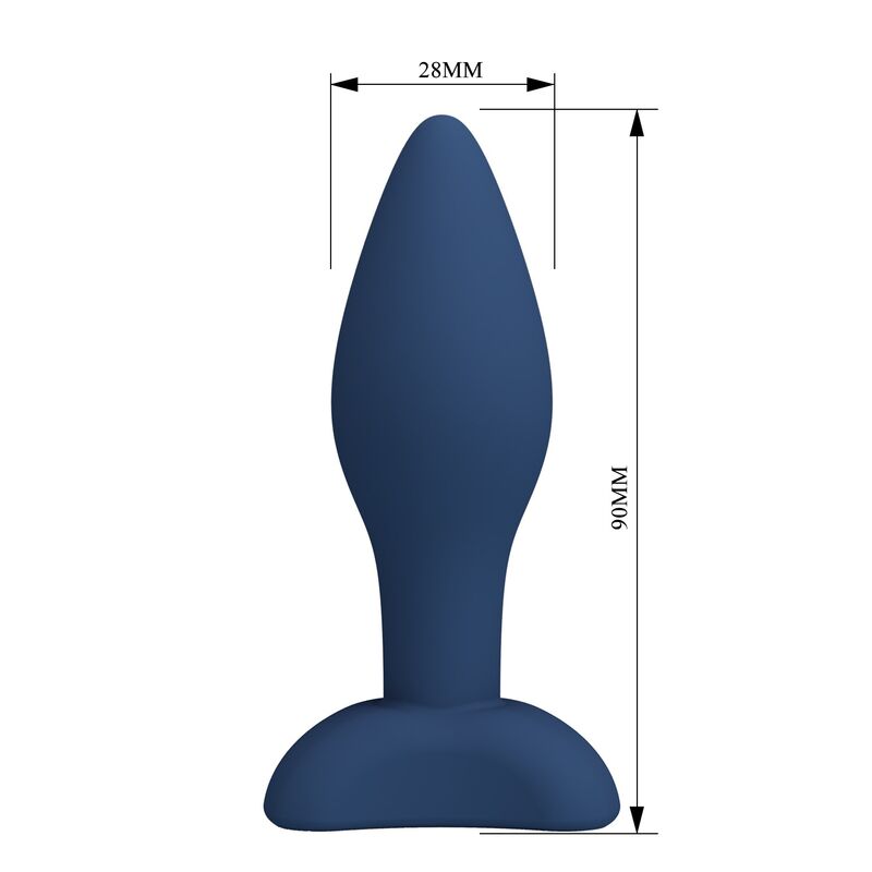 Mr Play - Plug Anal Conique En Silicone Bleu S - Image 6