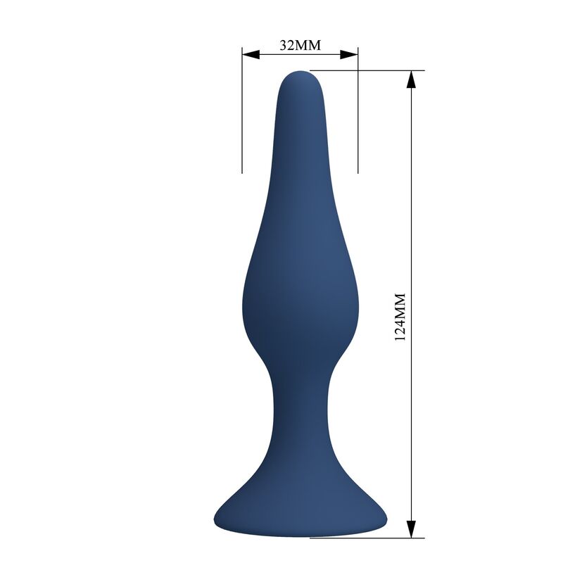 Mr Play - Plug Anal En Silicone Slim Bleu L - Image 9