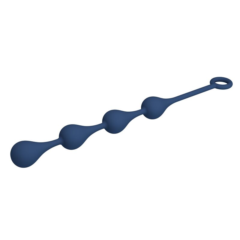 Mr Play - Perles Anales En Silicone Bleu, Taille M (33 Cm) - Image 7