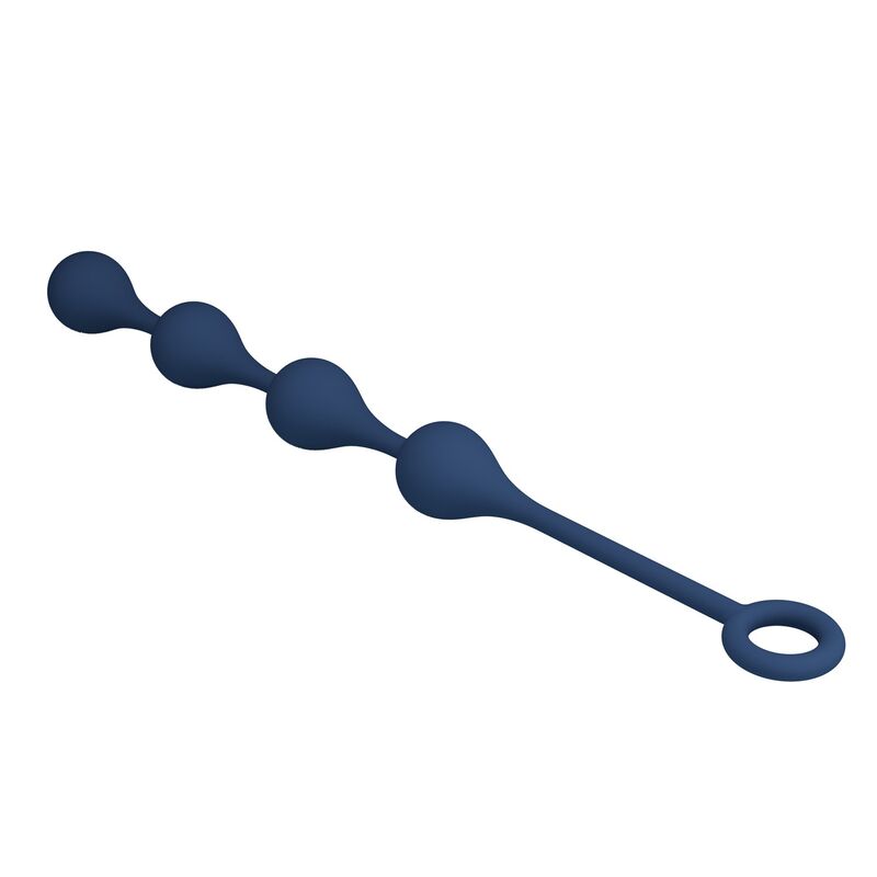 Mr Play - Perles Anales En Silicone Bleu, Taille M (33 Cm) - Image 8