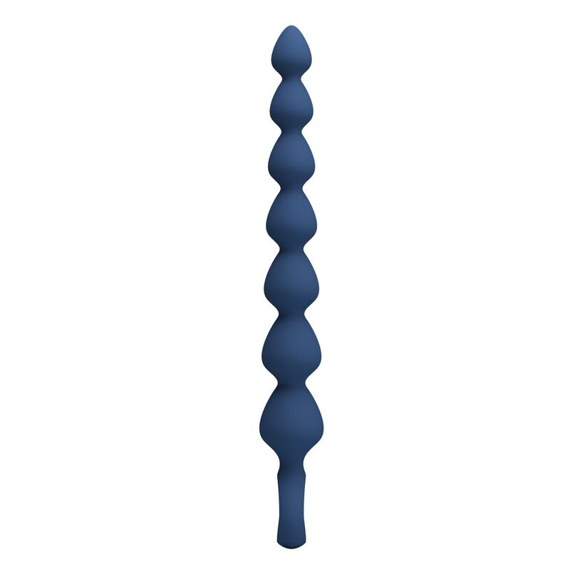 Mr Play - Perles Anales En Silicone Bleu Et Plug Anal 26,7 Cm - Image 6