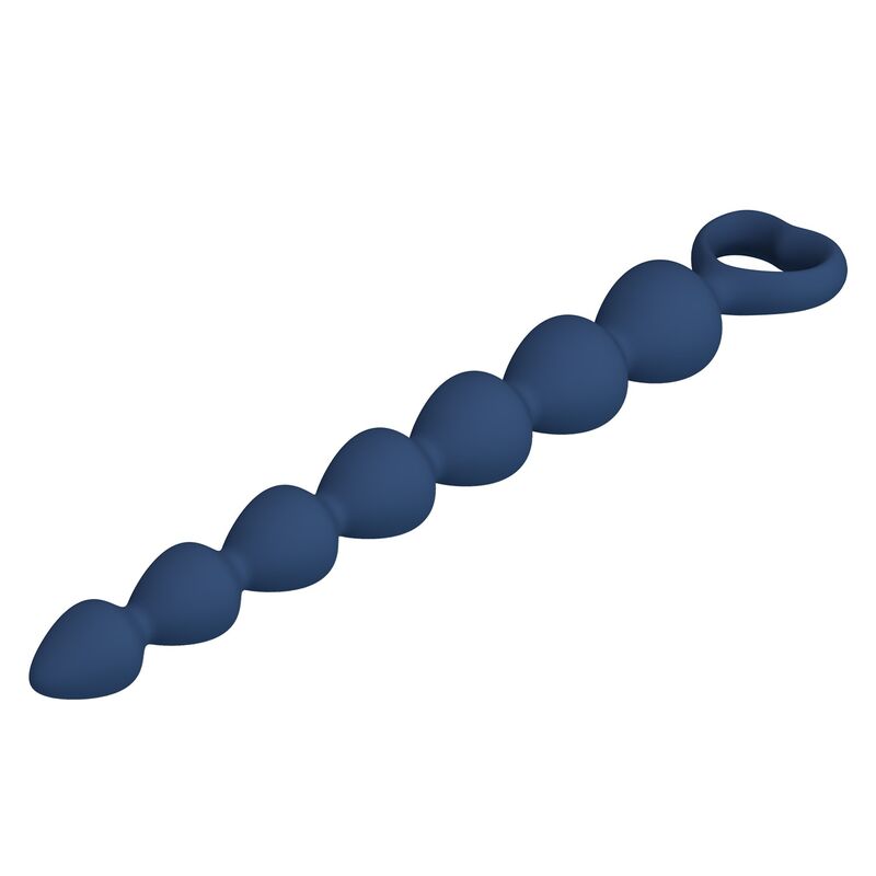 Mr Play - Perles Anales En Silicone Bleu Et Plug Anal 26,7 Cm - Image 8