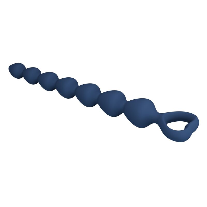 Mr Play - Perles Anales En Silicone Bleu Et Plug Anal 26,7 Cm - Image 9