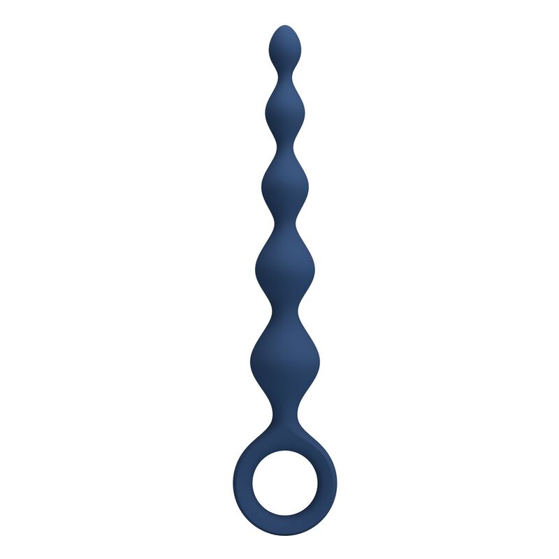 Mr Play - Perles Anales En Silicone Bleu Et Plug Anal 20,4 Cm - Image 3