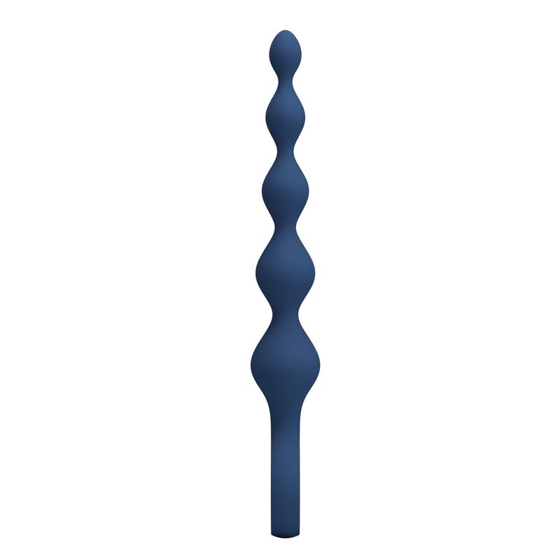 Mr Play - Perles Anales En Silicone Bleu Et Plug Anal 20,4 Cm - Image 5