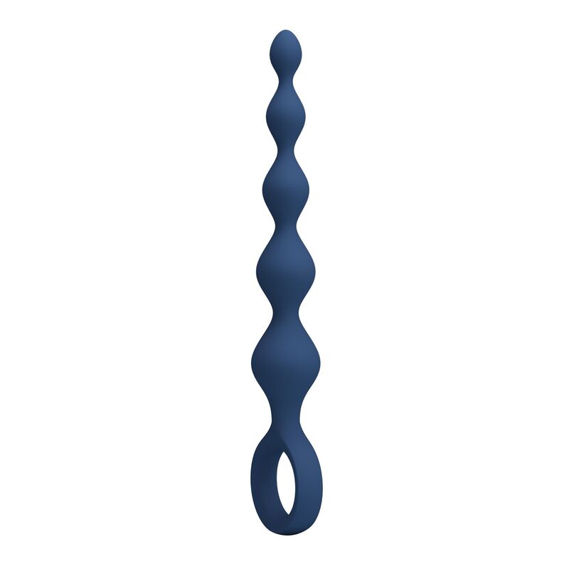 Mr Play - Perles Anales En Silicone Bleu Et Plug Anal 20,4 Cm - Image 6