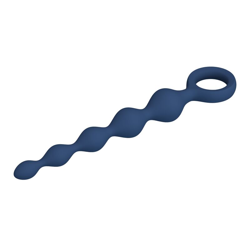 Mr Play - Perles Anales En Silicone Bleu Et Plug Anal 20,4 Cm - Image 8