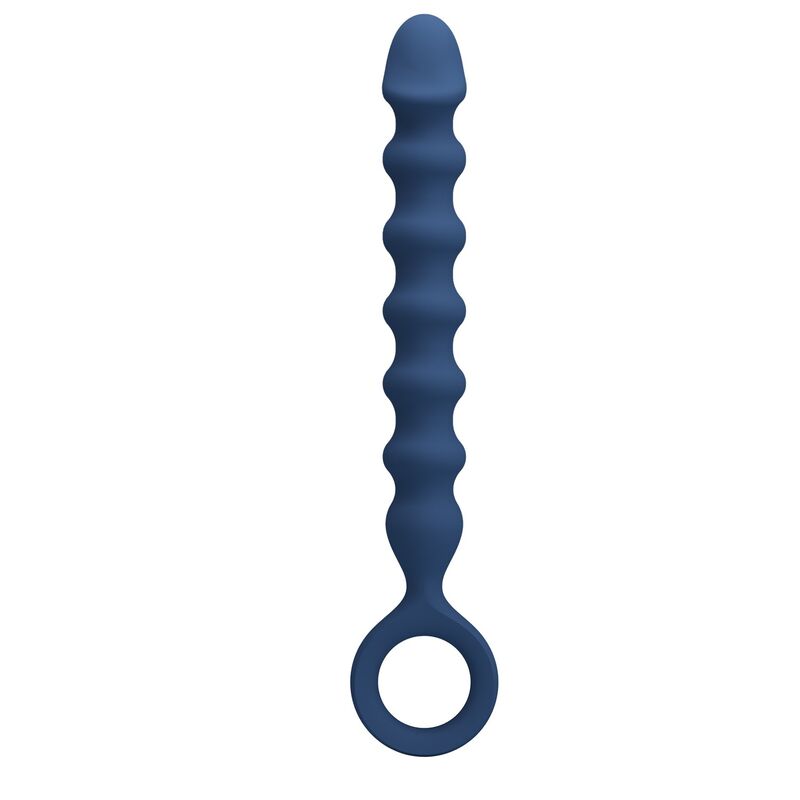 Mr Play - Perles Anales En Silicone Bleu Et Plug Anal -Ø- 3,4 Cm - 28,5 Cm - Image 3