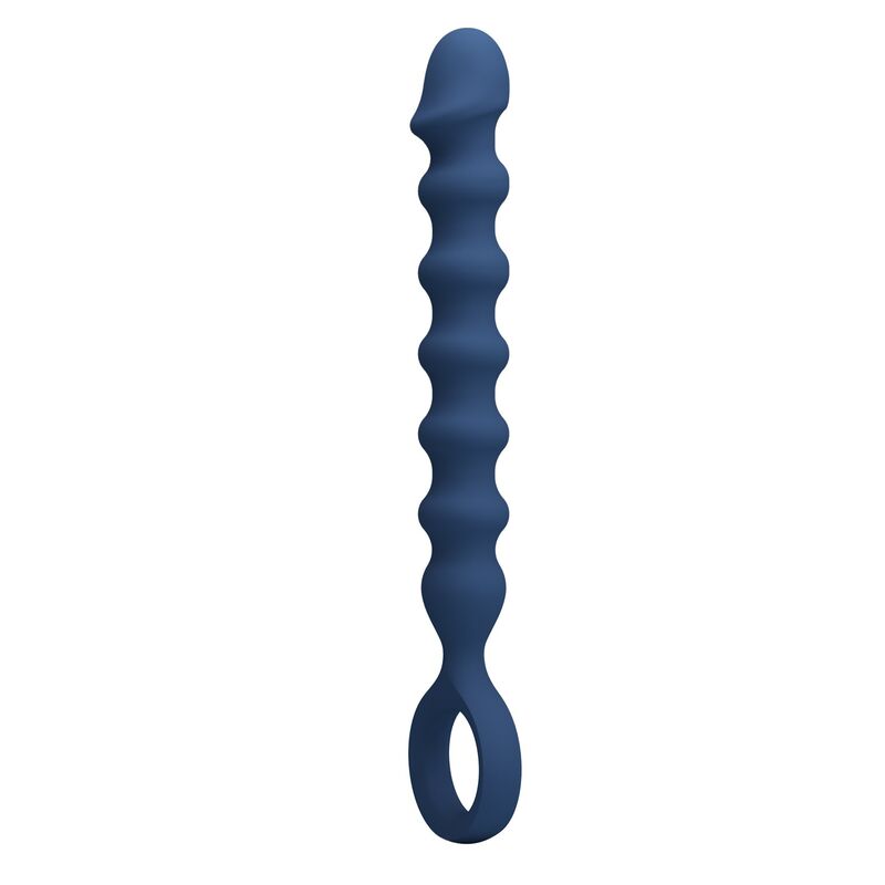 Mr Play - Perles Anales En Silicone Bleu Et Plug Anal -Ø- 3,4 Cm - 28,5 Cm - Image 5