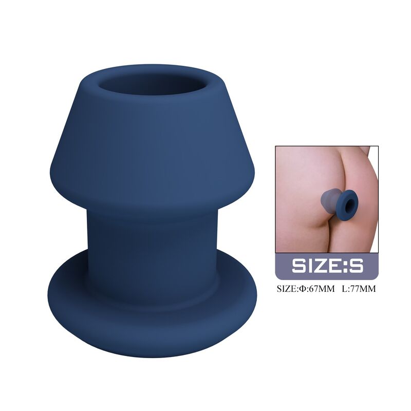 Mr Play - Jack Bleu Plug Anal Creux En Silicone, Taille S - Image 3