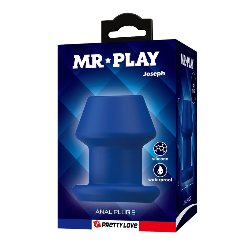 Mr Play - Jack Bleu Plug Anal Creux En Silicone, Taille S - Image 4
