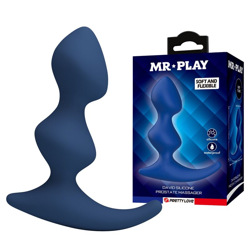 Mr Play - Plug Anal Ergonomique Bleu - Image 9