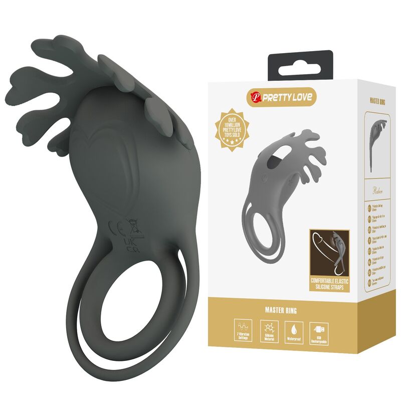 Pretty Love - Anneau Vibrant Rechargeable Avec Stimulateur - Image 4