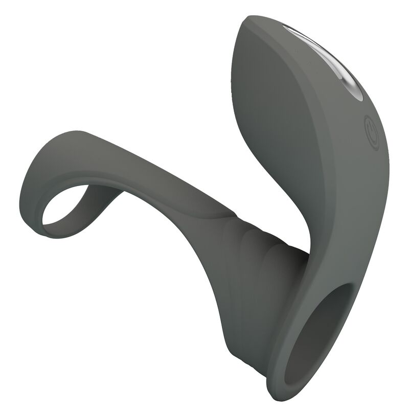 Pretty Love - Anneau Vibrant Rechargeable Avec Double Stimulateur - Image 4