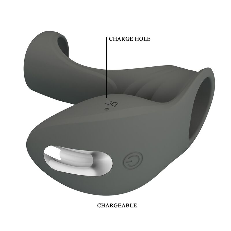 Pretty Love - Anneau Vibrant Rechargeable Avec Double Stimulateur - Image 7