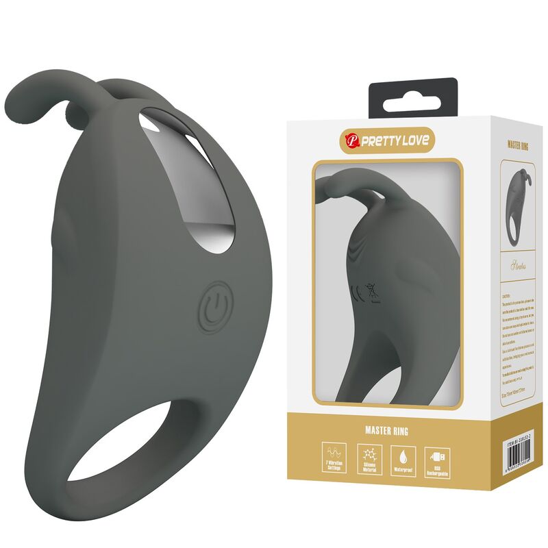 Pretty Love - Bague Vibrante Rechargeable Avec Stimulateur Lapin - Image 4