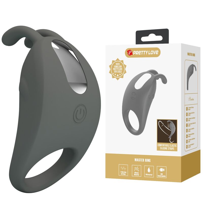Pretty Love - Bague Vibrante Rechargeable Avec Stimulateur Lapin - Image 11