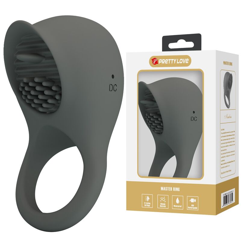 Pretty Love - Anneau Vibrant Rechargeable Avec Stimulation Orale - Image 3