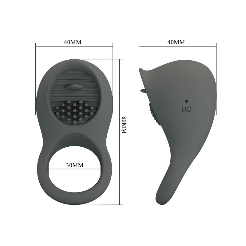 Pretty Love - Anneau Vibrant Rechargeable Avec Stimulation Orale - Image 9