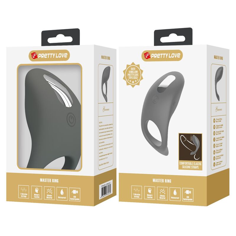 Pretty Love - Anneau Vibrant Rechargeable En Silicone Souple - Image 12