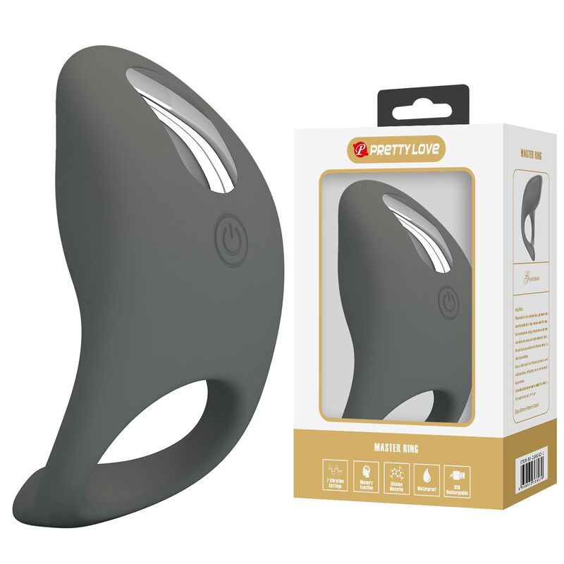 Pretty Love - Anneau Vibrant Rechargeable En Silicone Souple - Image 11