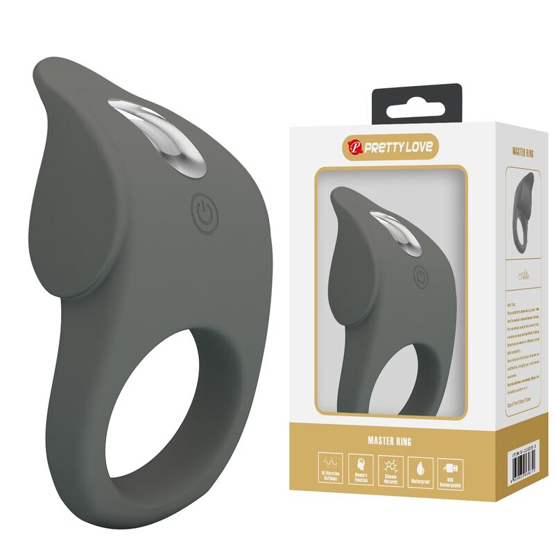 Pretty Love - Anneau Vibrant Rechargeable En Silicone Flexible - Image 4