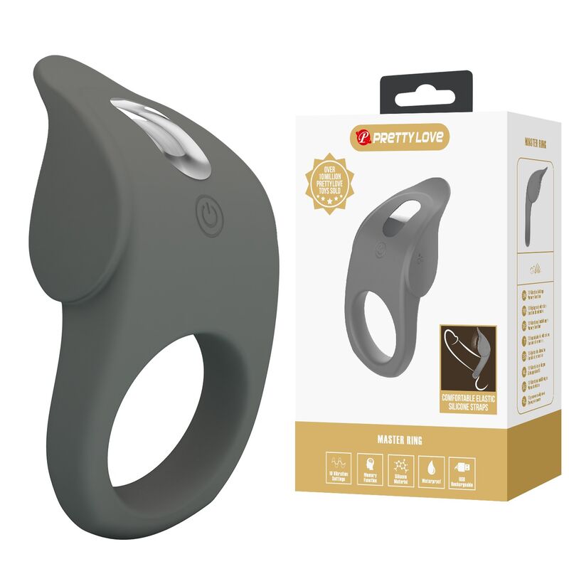 Pretty Love - Anneau Vibrant Rechargeable En Silicone Flexible - Image 10