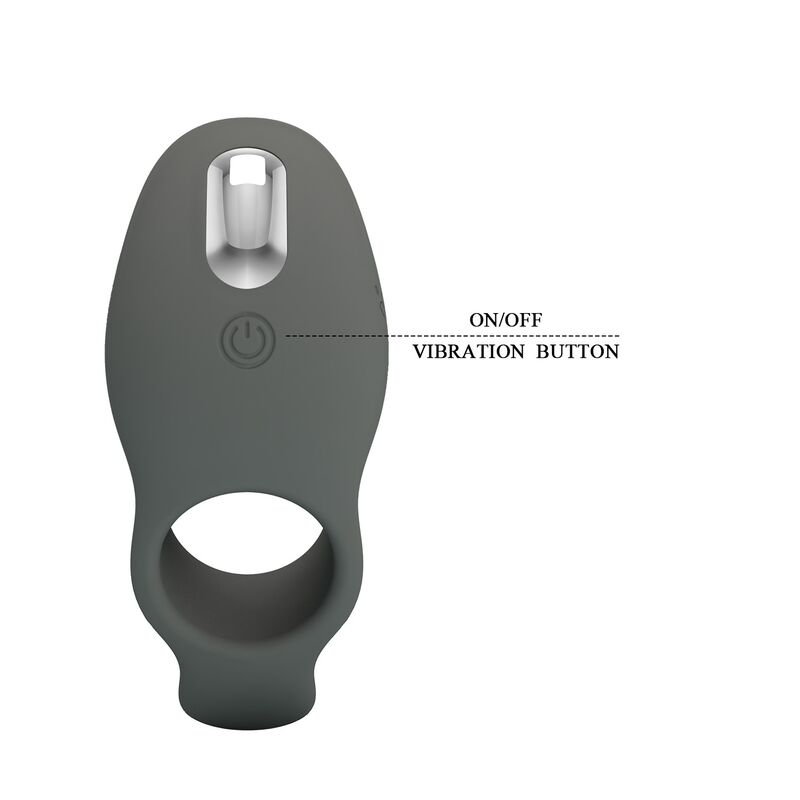 Pretty Love - Anneau Vibrant Rechargeable À Double Stimulation - Image 4