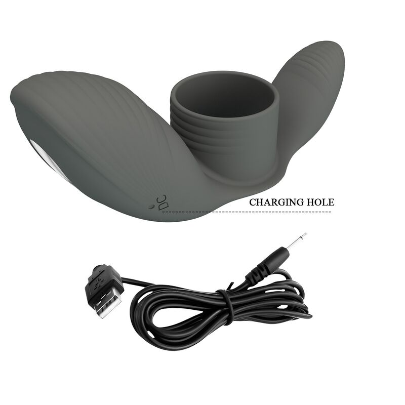 Pretty Love - Anneau Vibrant Rechargeable À Double Stimulation - Image 10