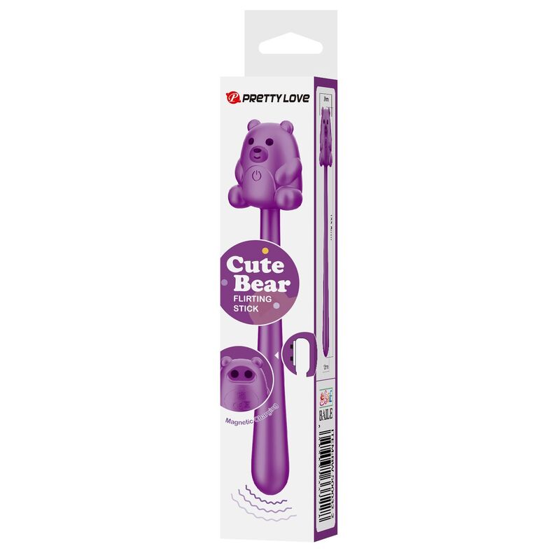 Pretty Love - Cute Bear Flirting Stick Rechargeable Vibrator - Image 3