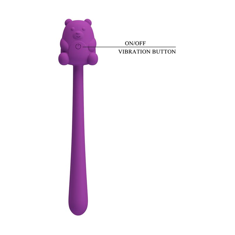 Pretty Love - Cute Bear Flirting Stick Rechargeable Vibrator - Image 4
