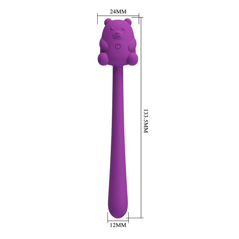 Pretty Love - Cute Bear Flirting Stick Rechargeable Vibrator - Image 9
