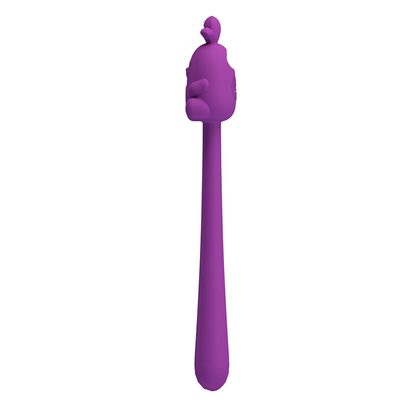 Pretty Love - Cute Bunny Flirting Stick Flexible Vibrator Usb Rechargeable Purple - Image 5