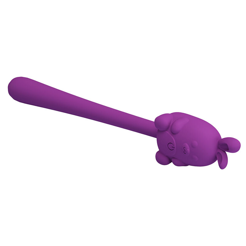 Pretty Love - Cute Bunny Flirting Stick Flexible Vibrator Usb Rechargeable Purple - Image 8