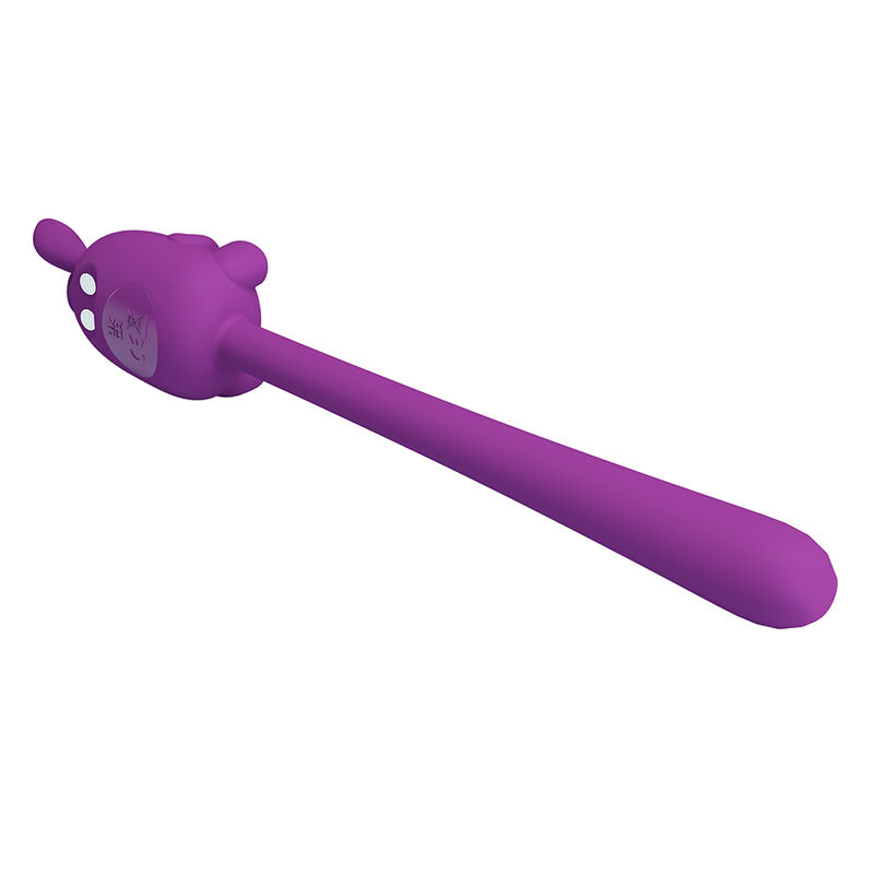 Pretty Love - Cute Bunny Flirting Stick Flexible Vibrator Usb Rechargeable Purple - Image 9