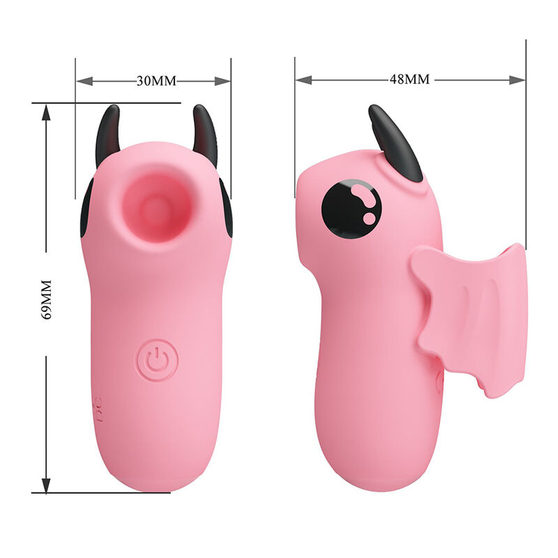 Pretty Love - Stimulateur De Doigts Rechargeable Magic Devil Rose - Image 9