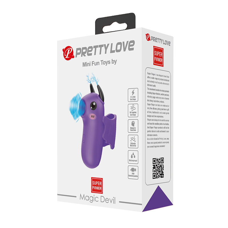 Pretty Love - Stimulateur De Doigts Rechargeable Magic Devil Violet - Image 3
