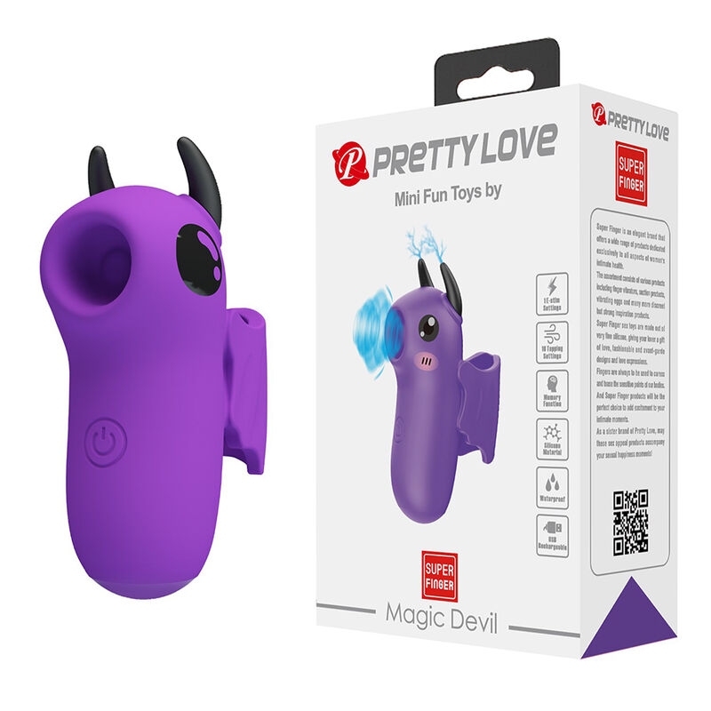 Pretty Love - Stimulateur De Doigts Rechargeable Magic Devil Violet - Image 10