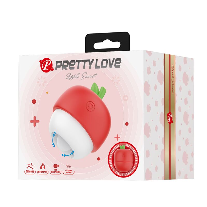 Pretty Love - Stimulateur Clitorial Rechargeable À Effet Langue Rouge - Image 3