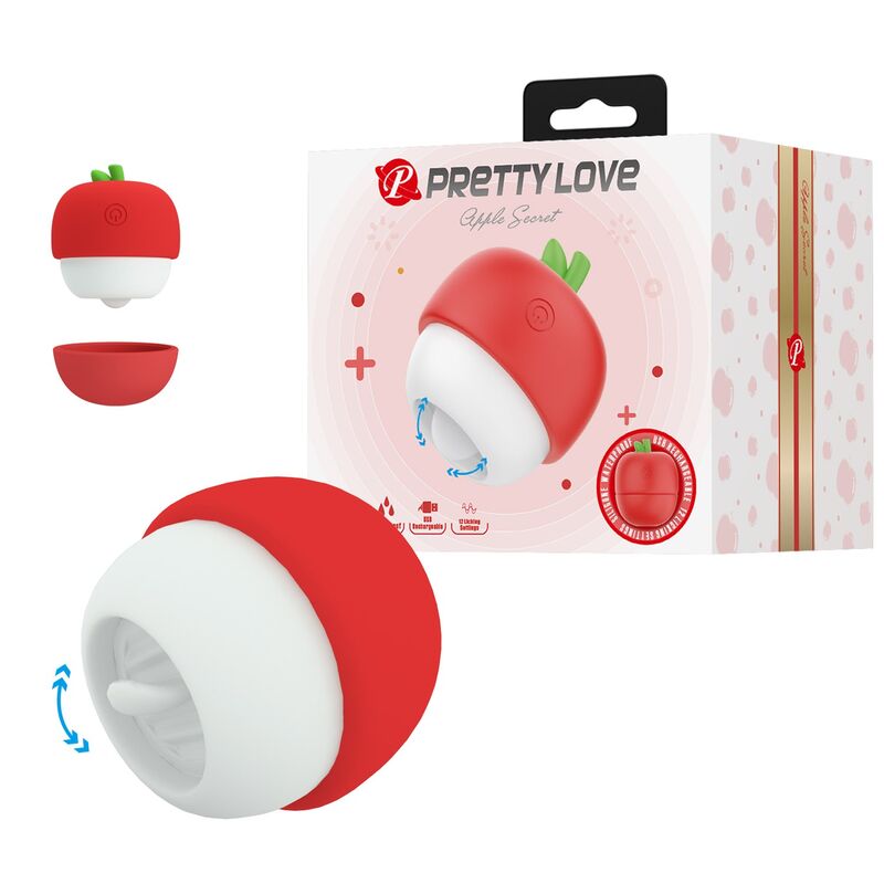 Pretty Love - Stimulateur Clitorial Rechargeable À Effet Langue Rouge - Image 11