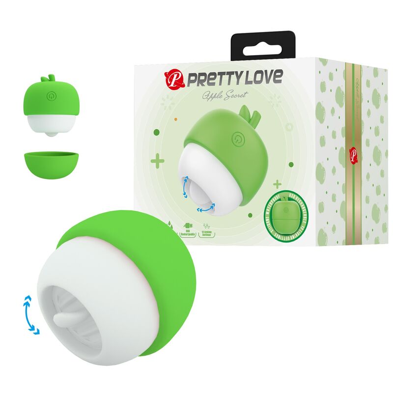 Pretty Love - Stimulateur Clitorial Rechargeable À Effet Langue Vert - Image 11